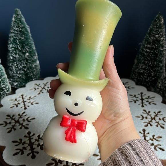 VTG | Snowman Gurley Candle - Picture 11 of 12